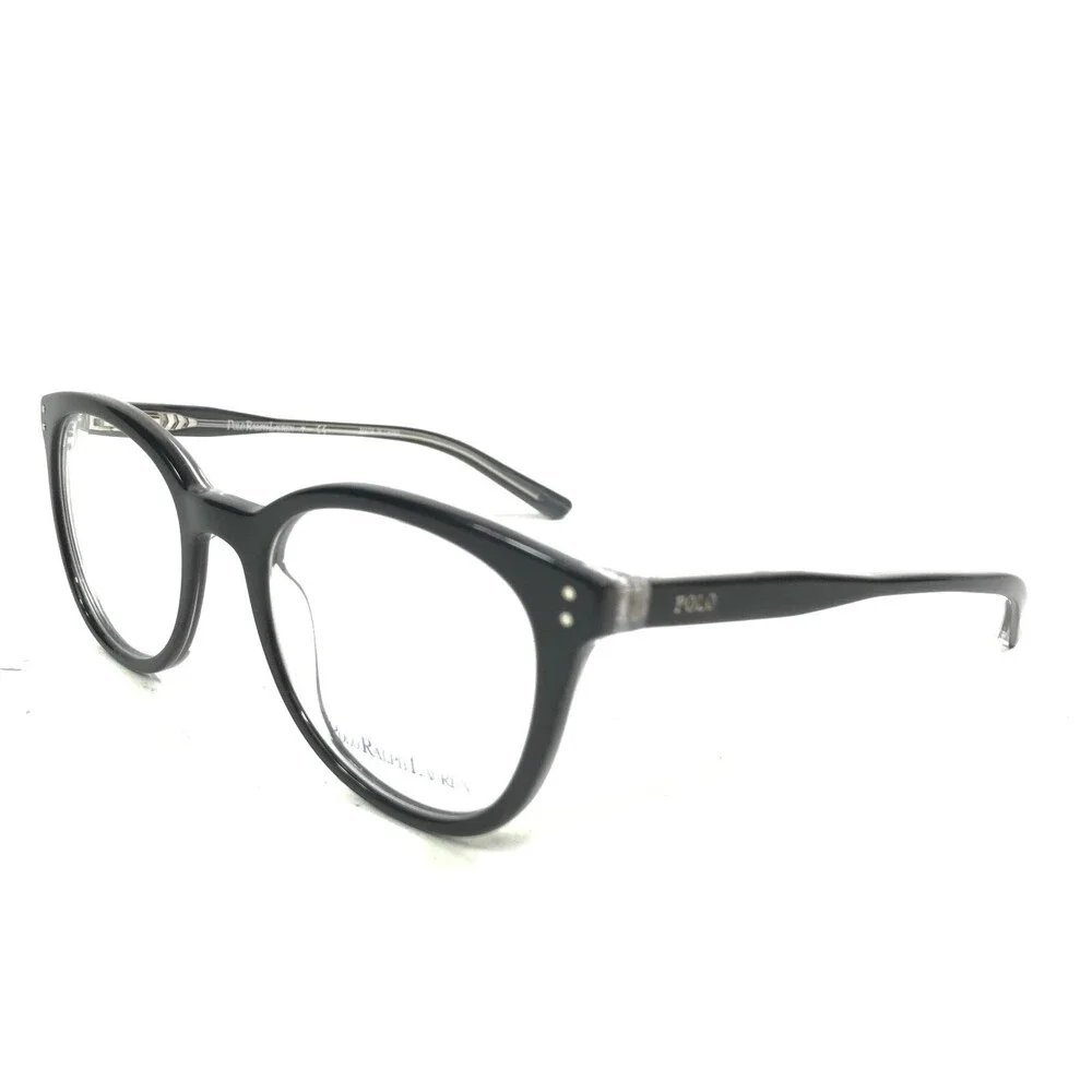 Polo Ralph Lauren Eyeglasses Frames 8529 3163 Black Round Full Rim 47-19-130
